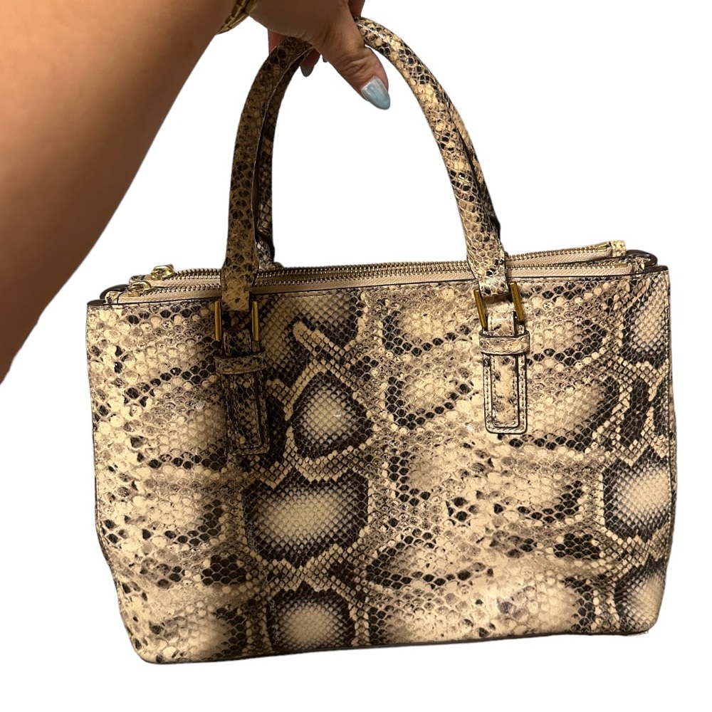 Tory Burch Python Handbag - image 2